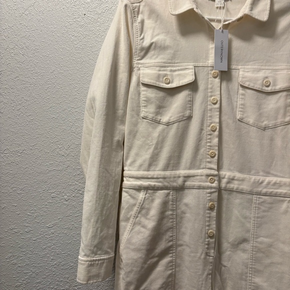 Outerknown Jumpsuit - white Neutrals medium NWT - Picture 3 of 12